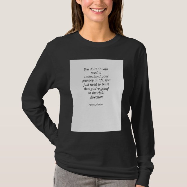 Camiseta Life Quote (Anverso)