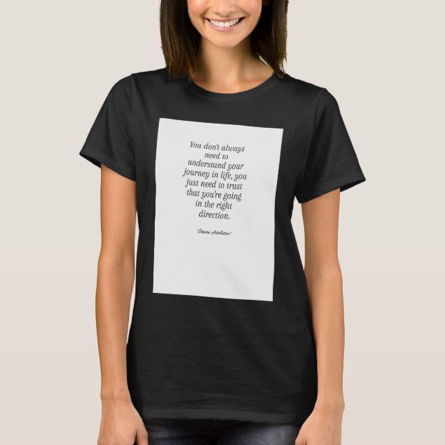 Camiseta Life Quote (Anverso)