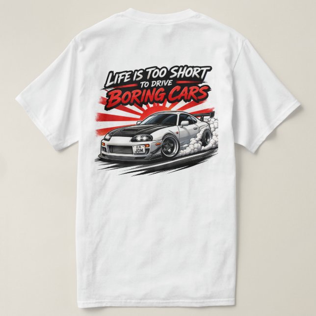 Camiseta Life’s Too Short Tee (Reverso del diseño)