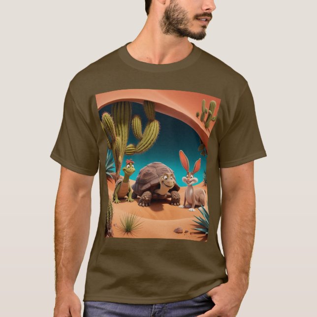 Camiseta Life under the surface of the desert (Anverso)