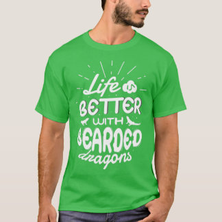 Camiseta Life with Bearded Dragons Funny Reptile