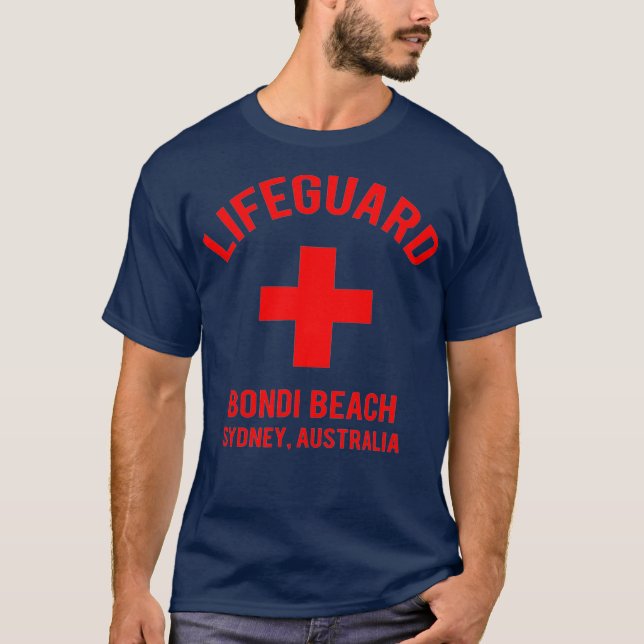 Camiseta Lifeguard Bondi Beach Sydney Australia Beach (Anverso)