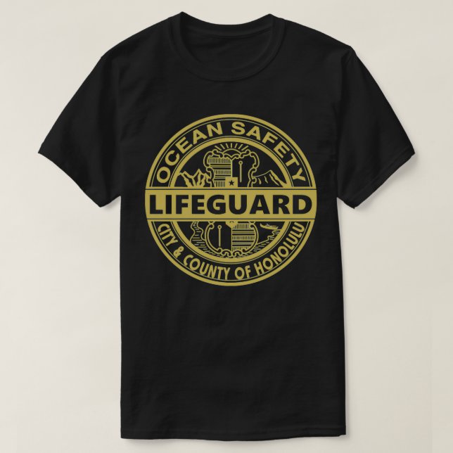 Camiseta Lifeguard Honolulu Lifeguard (Diseño del anverso)