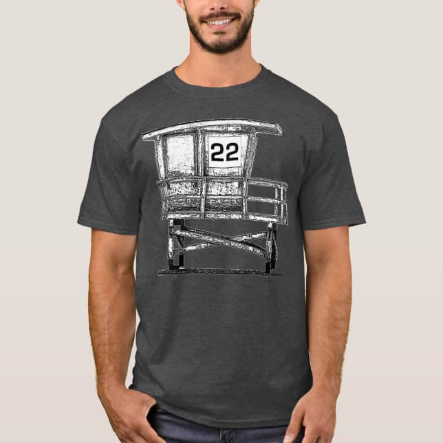 Camiseta Lifeguard tower 22 Premium (Anverso)