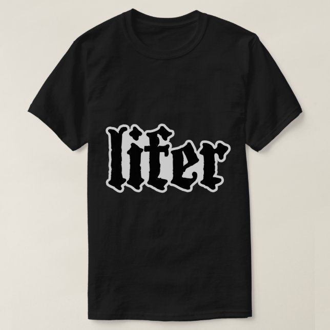 Camiseta Lifer Down NOLA Pegatina (Diseño del anverso)