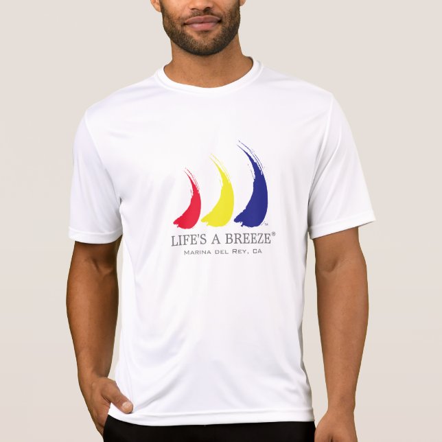 Camiseta Life's A Breeze®_Paint-The-Wind_Marina Del Rey, CA (Anverso)