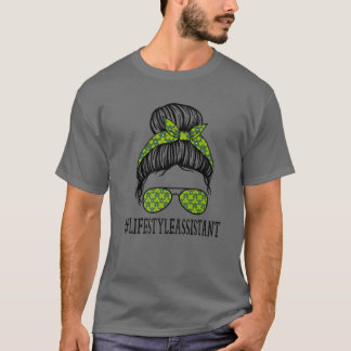 Camiseta Lifestyle Assistant Women Messy Bun St Patrick's S