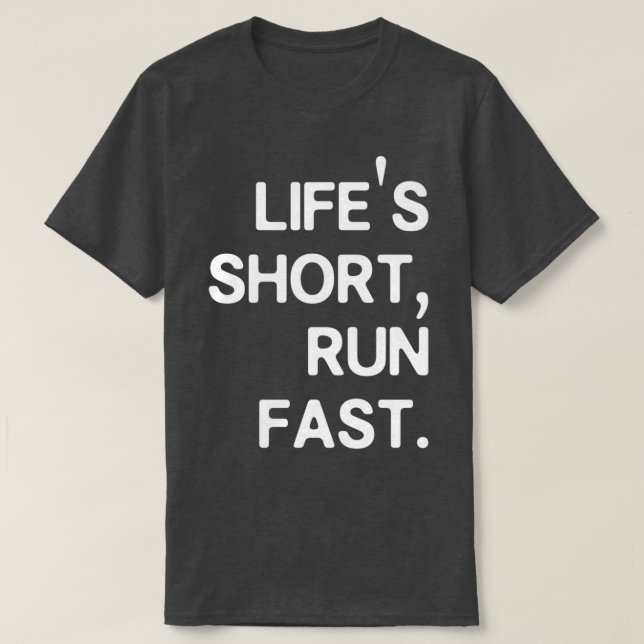 Camiseta Lifex27s Short Run Fast (Diseño del anverso)