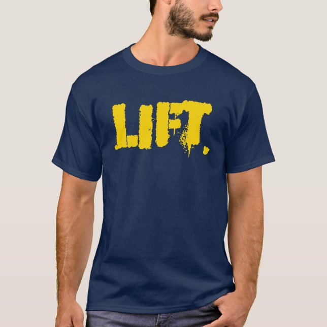 Camiseta LIFT Amarillo (Anverso)