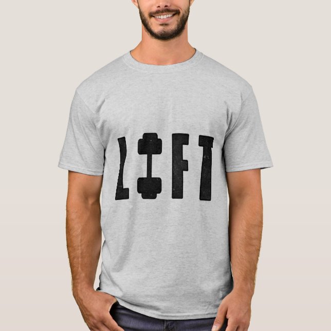 CAMISETA LIFT FITNESS GYM AND WORKOUT (Anverso)