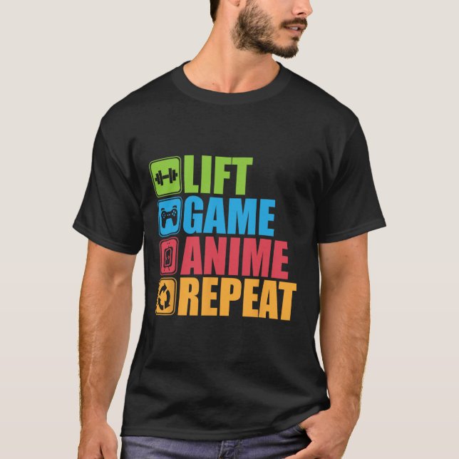 Camiseta Lift , Game , Anime , (Anverso)