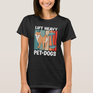 Camiseta Lift Heavy Mascota Dog Gym Fitness Weighlifter Bod