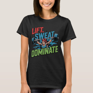 Camiseta Lift Sweat Dominate La Barbell Femenina