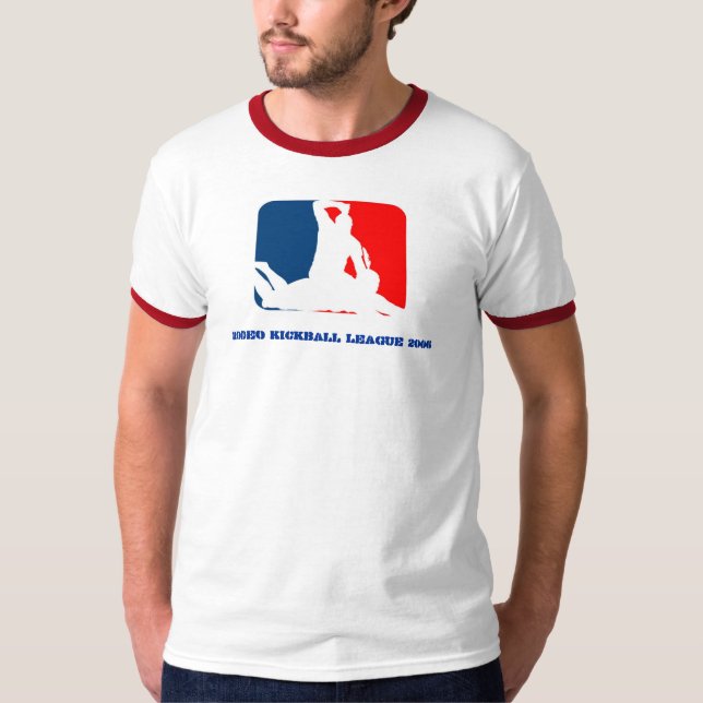 Camiseta Liga 2006 de Kickball del rodeo (Anverso)