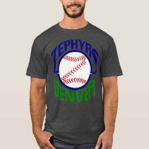 Camiseta Liga de Béisbol Menor de Denver Zephyrs Defunct 19