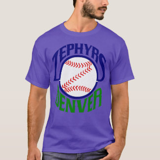 Camiseta Liga de Béisbol Menor de Denver Zephyrs Defunct 19