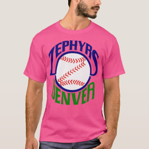 Camiseta Liga de Béisbol Menor de Denver Zephyrs Defunct 19