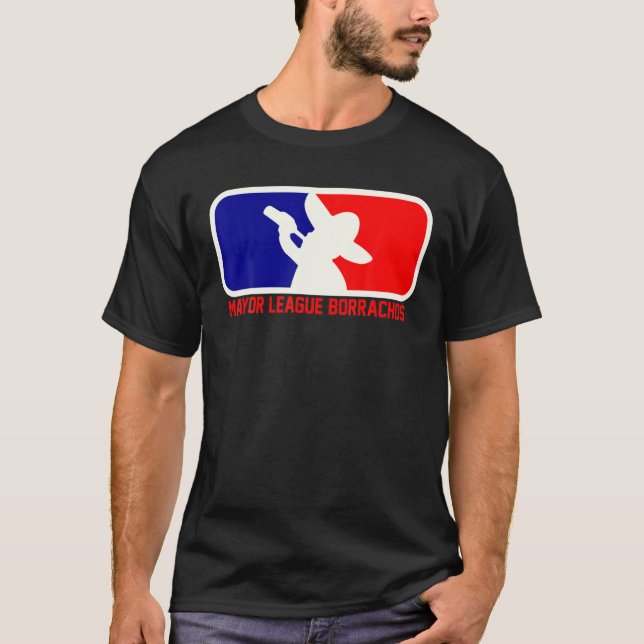Camiseta Liga de Borrachos EQUIPO DE BEBER Comedia Mexicana (Anverso)
