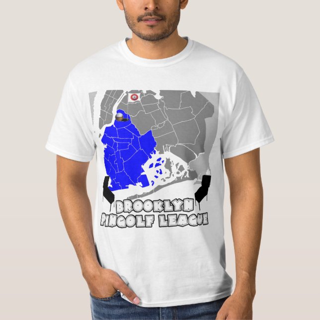 Camiseta Liga de Brooklyn PinGolf (Anverso)