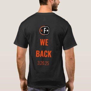 Camiseta Liga de Carreras FUEL Mens Black Short Sleeve We B