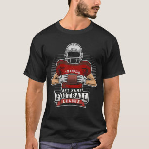 Camiseta Liga de Fútbol Personalizada Jugador Equipo Campeó