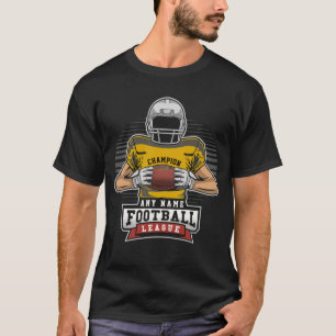 Camiseta Liga de Fútbol Personalizada Jugador Equipo Campeó