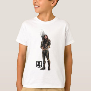 Camiseta Liga de la Justicia   Aquaman En Battlefield
