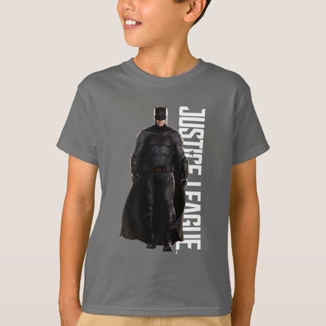 Camiseta Liga de la Justicia | Batman En Battlefield (Anverso)