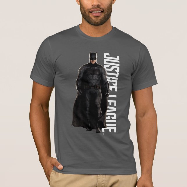 Camiseta Liga de la Justicia | Batman En Battlefield (Anverso)