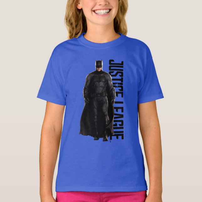 Camiseta Liga de la Justicia | Batman En Battlefield (Anverso)