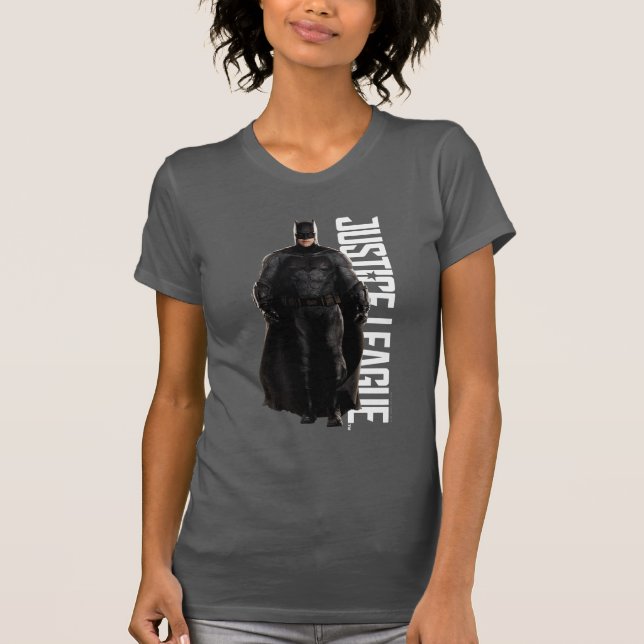 Camiseta Liga de la Justicia | Batman En Battlefield (Anverso)