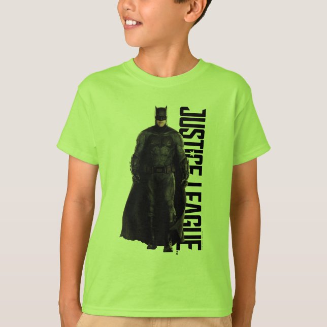 Camiseta Liga de la Justicia | Batman En Battlefield (Anverso)