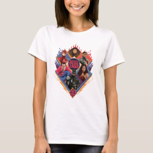Camiseta Liga de la Justicia  Diamond Hatch Group Badge