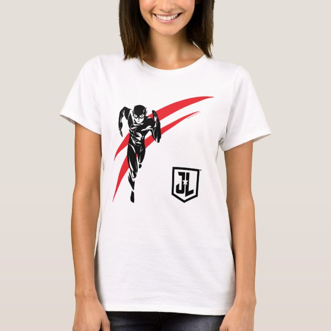 Camiseta Liga de la Justicia | El arte pop de Noir que se e (Anverso)