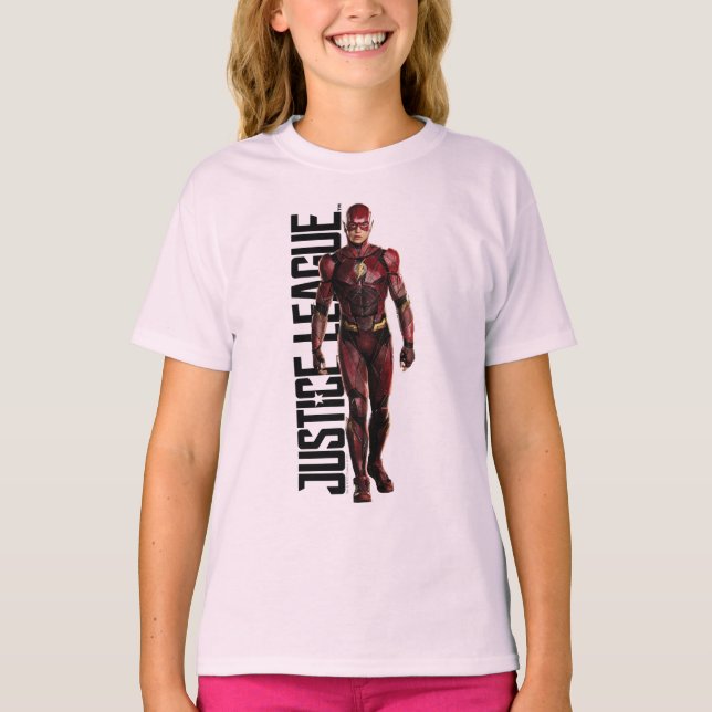 Camiseta Liga de la Justicia | El Flash En Battlefield (Anverso)