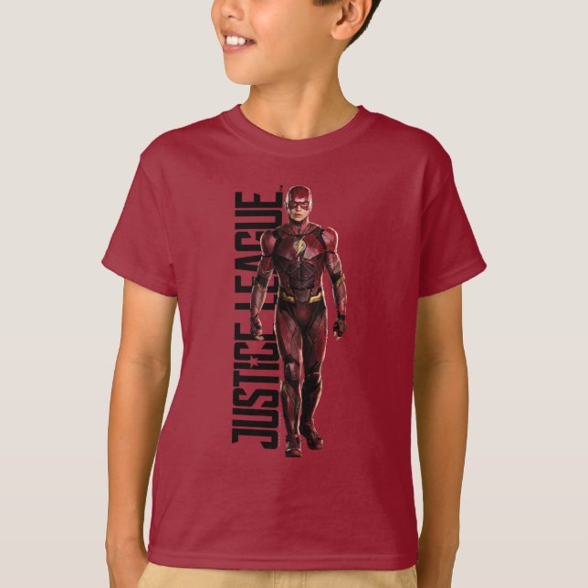 Camiseta Liga de la Justicia | El Flash En Battlefield (Anverso)
