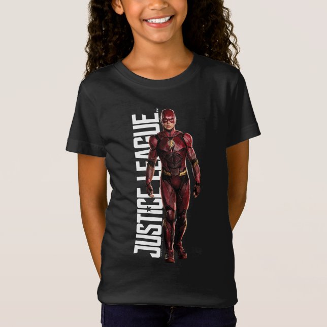 Camiseta Liga de la Justicia | El Flash En Battlefield (Anverso)