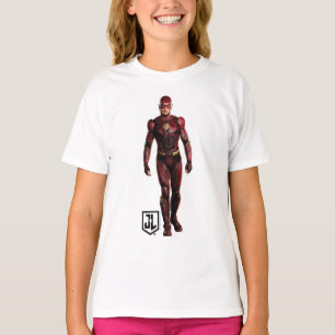 Camiseta Liga de la Justicia El Flash En Battlefield