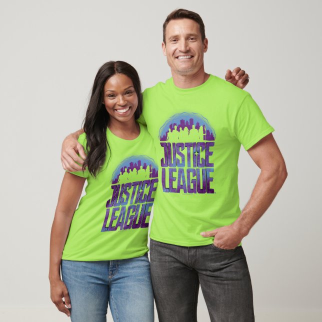 Camiseta Liga de la Justicia | Liga de Justicia City Silhou (Unisexo)