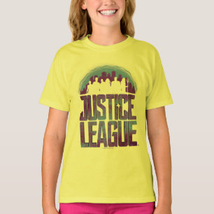 Camiseta Liga de la Justicia   Liga de Justicia City Silhou