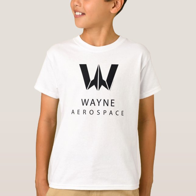 Camiseta Liga de la Justicia | Logo de Wayne Aerospace (Anverso)