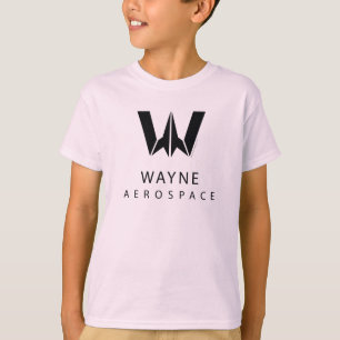 Camiseta Liga de la Justicia   Logo de Wayne Aerospace