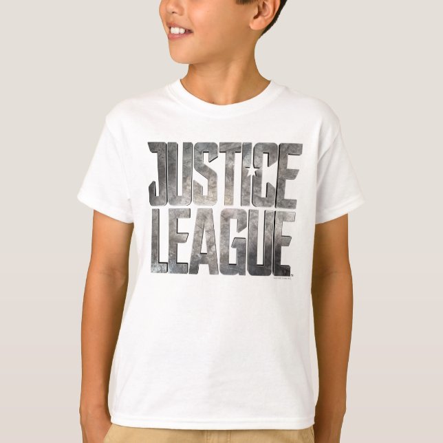 Camiseta Liga de la Justicia | Logo metálico de la Liga de  (Anverso)