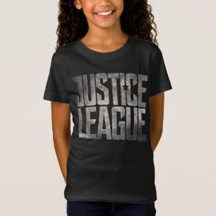 Camiseta Liga de la Justicia Logo metálico de la Liga de