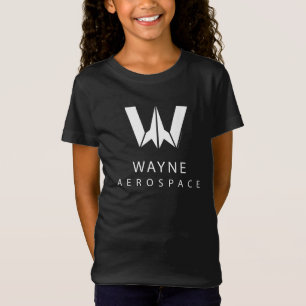 Camiseta Liga de la Justicia  Logotipo aeroespacial Wayne