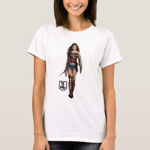 Camiseta Liga de la Justicia Mujer Maravilla En Battlefie