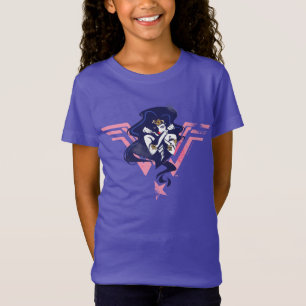 Camiseta Liga de la Justicia  Mujer Maravilla y arte pop sí