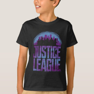 Camiseta Liga de la Justicia  Silhouette City de la Liga de