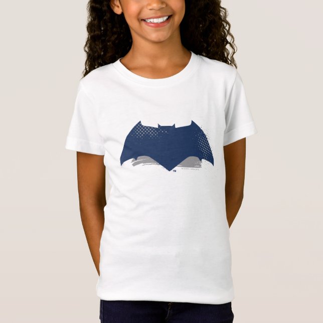 Camiseta Liga de la Justicia | Símbolo batman de brocha y s (Anverso)