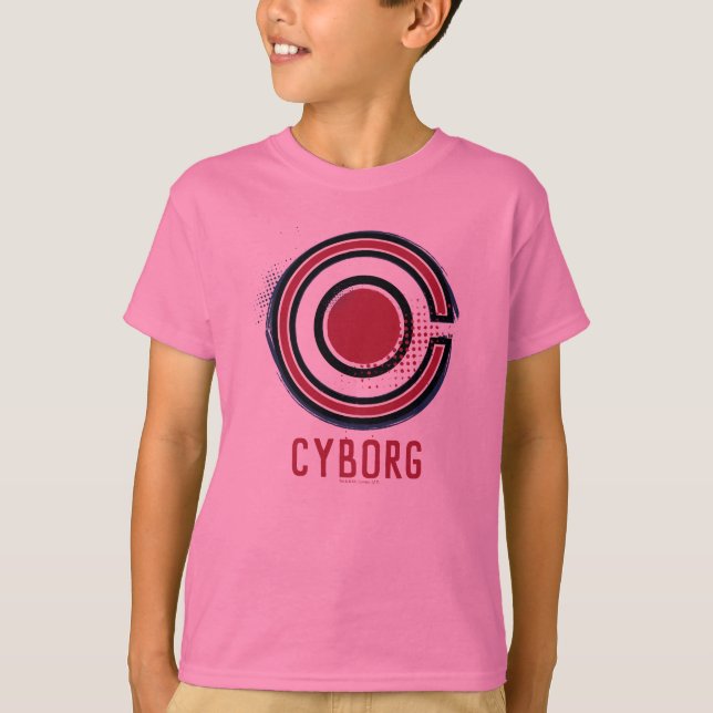 Camiseta Liga de la Justicia | Símbolo de ciborro de brocha (Anverso)